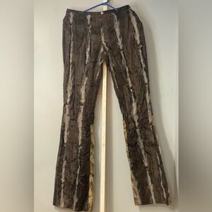 VINTAGE 90S GIANFRANCO FERRÉ FAUX FUR PANTS (XS) MADE IN ITALY RARE